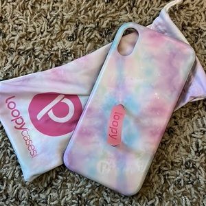 tie-dye loopy iphone case